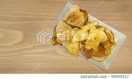 Sandwich of Bacon Egg Chicken Sandwich of Bacon Egg Chicken 99949527