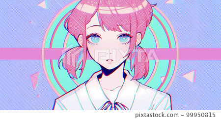 Androgynous trans woman, pastel pink, anime-style illustration "AI-generated image" Androgynous trans woman, pastel pink, anime-style illustration "AI-generated image" 99950815