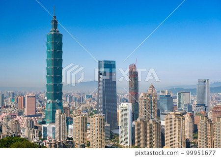 台灣台北市香山，從天文台看到的台北城市景觀（Chozentei） 99951677