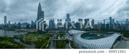 Aerial view of landscape in Shenzhen city,China 99951991