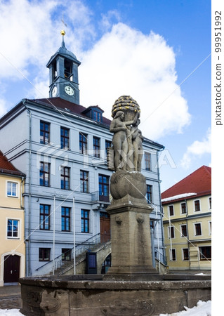 Town hall in German city Bischofswerda 99951992