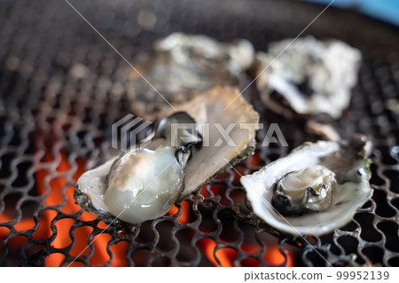 Oyster Oyster Grilled Oyster Tainan Chigu Taiwan Snack Grilled oyster オイスター 99952139
