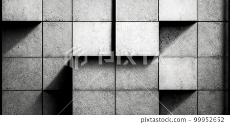 Gray concrete wall. Generative AI image Gray concrete wall. Generative AI image 99952652