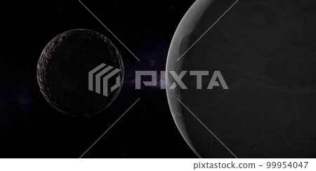 225088 Gonggong dwarf planet in the outer space 99954047