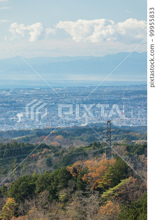 Suruga Bay seen from Mishima Skywalk in Mishima City, Shizuoka Prefecture, Japan Suruga Bay seen from Mishima Skywalk in Mishima City, Shizuoka Prefecture, Japan 99955833