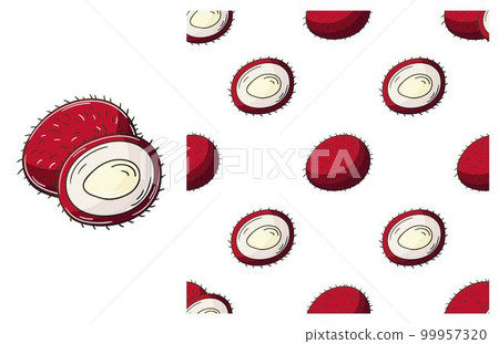 Seamless pattern for kitchen, restaurant or shop. Set in hand draw style Seamless pattern for kitchen, restaurant or shop. Set in hand draw style 99957320