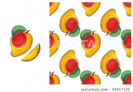 Seamless pattern for kitchen, restaurant or shop. Set in hand draw style Seamless pattern for kitchen, restaurant or shop. Set in hand draw style 99957330