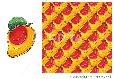 Seamless pattern for kitchen, restaurant or shop. Set in hand draw style Seamless pattern for kitchen, restaurant or shop. Set in hand draw style 99957331
