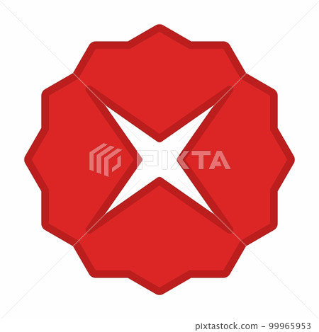 Wrong marks, Cross marks, Rejected, Disapproved, No, False, Not Ok, Wrong Choices, Task Completion, Voting. - vector mark symbols in red. Isolated icon. 99965953