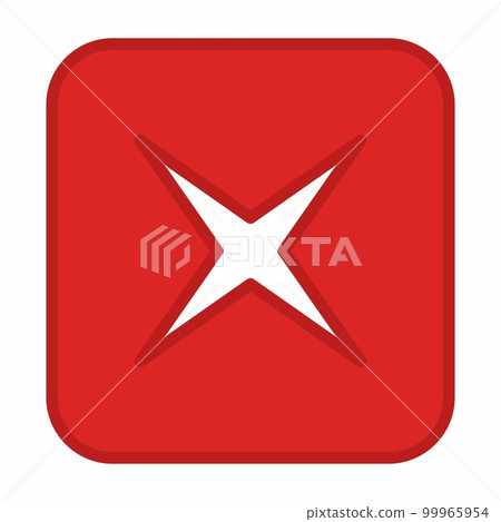 Wrong marks, Cross marks, Rejected, Disapproved, No, False, Not Ok, Wrong Choices, Task Completion, Voting. - vector mark symbols in red. Isolated icon. 99965954