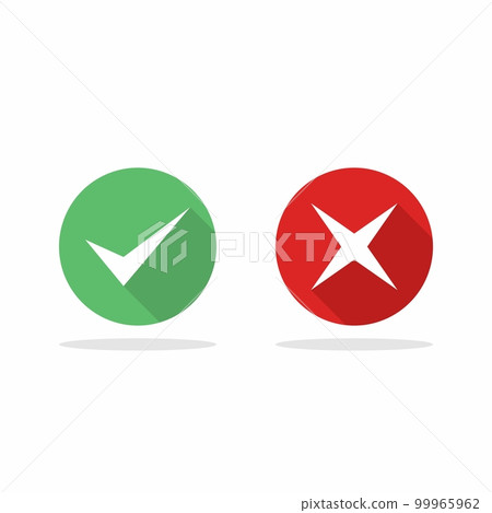 Red cross not OK vector icon