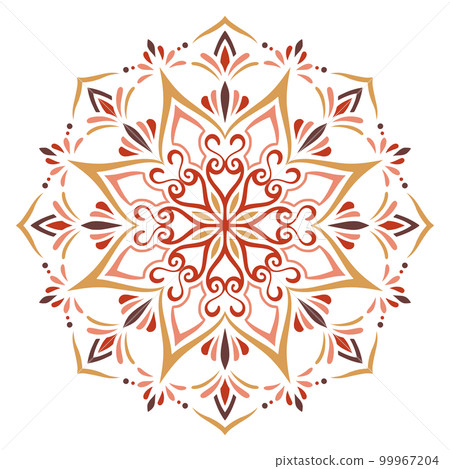紋身風格幾何曼陀羅藝術 99967204