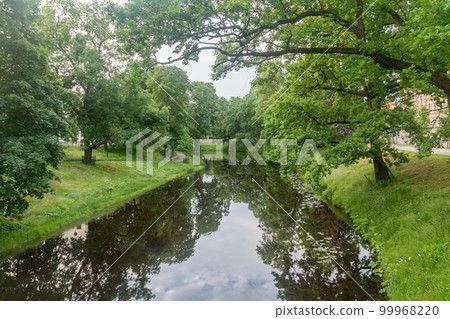 The pilsetas kanals at Kronvalda Park in Riga, Latvia. The pilsetas kanals at Kronvalda Park in Riga, Latvia. 99968220