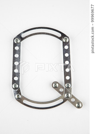 Letter Q from the English alphabet of Children's metal designer kit 99969677