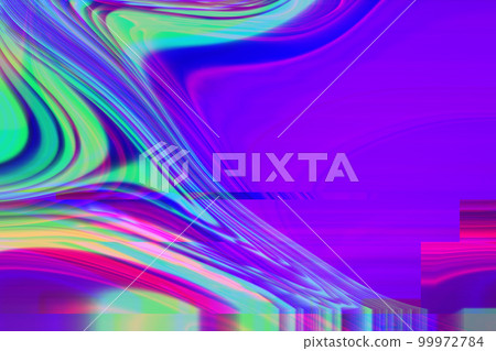 Motion Glitch Multicolored Distorted textured psychedelic background 99972784