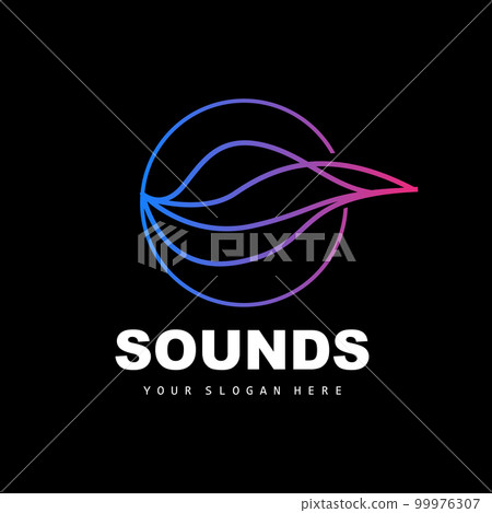 Sound Wave Logo, Equalizer Design, Music Wave Vibration, Simple Vector Icon With Line Style Sound Wave Logo, Equalizer Design, Music Wave Vibration, Simple Vector Icon With Line Style 99976307