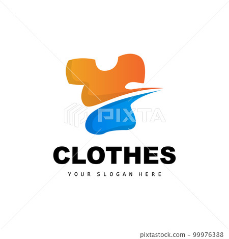 Clothing Logo, Simple Style Shirt Design, Clothing Store Vector, Fashion, Business Brand And Template Icon Clothing Logo, Simple Style Shirt Design, Clothing Store Vector, Fashion, Business Brand And Template Icon 99976388