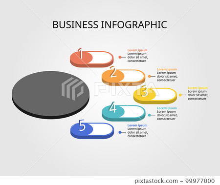 circle chart of with numbers timeline template for infographic for presentation for 5 element circle chart of with numbers timeline template for infographic for presentation for 5 element 99977000