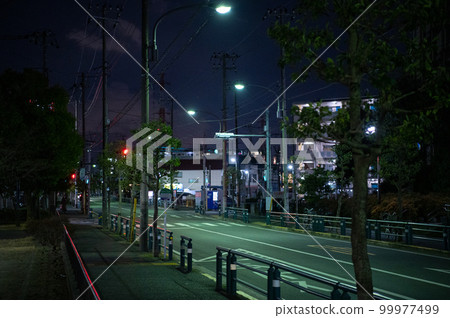 Night road material image 99977499