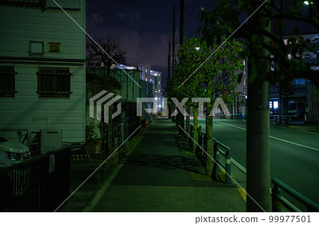 夜路素材圖片 夜路素材圖片 99977501