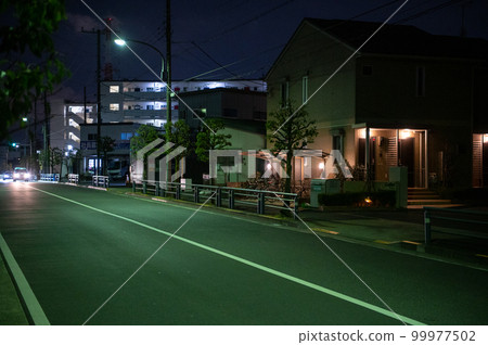 夜路素材圖片 99977502