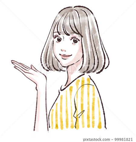 女性插畫素材 女性插畫素材 99981821