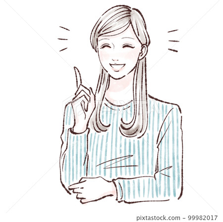 女性插畫素材 女性插畫素材 99982017
