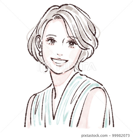 女性插畫素材 99982073
