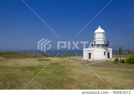 Rokkozaki lighthouse in spring Rokkozaki lighthouse in spring 99983872