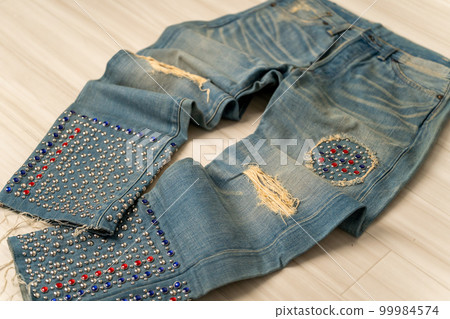 LEVI'S501XX VINTAGE 1955 Reprint Super Studs Customized LEVI'S501XX VINTAGE 1955 Reprint Super Studs Customized 99984574