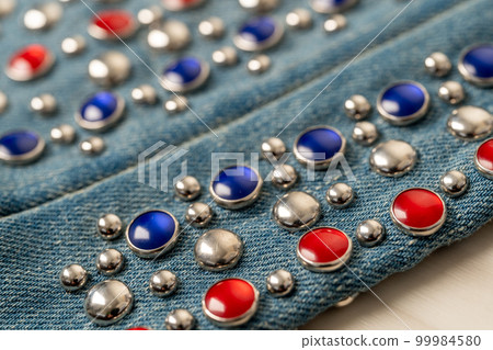 LEVI'S501XX VINTAGE 1955 Reprint Super Studs Customized Stars and Stripes 99984580