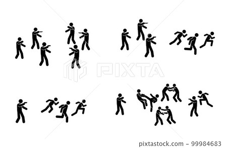 fight, riot, brawl, shooting, chaos, fighter, robbery 99984683