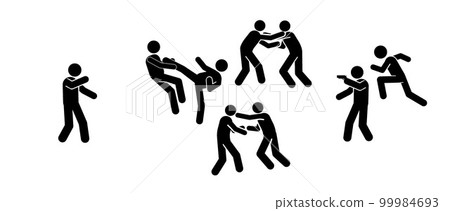 fight, riot, brawl, shooting, chaos, fighter, robbery 99984693