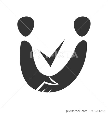 Deal people logo template Icon Illustration Brand Identity.Isolated and flat illustration. Vector graphic Deal people logo template Icon Illustration Brand Identity.Isolated and flat illustration. Vector graphic 99984733