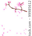 Cherry blossom spring frame 2 99985612