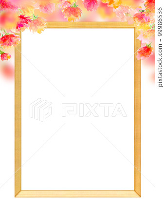 Mother's Day background material carnation frame 99986536