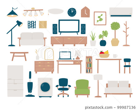 simple interior material set 99987136