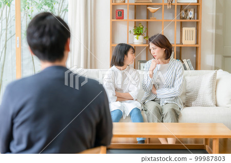 family gathering staring 99987803