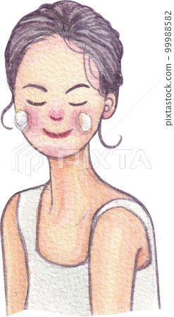 Skin care watercolor png element Skin care watercolor png element 99988582