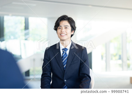 Job Hunting Man undergoing an interview Filming cooperation "LINK FOREST" 99988741