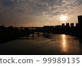 sky with evening scenery 99989135