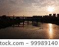 sky with evening scenery 99989140