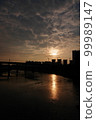 sky with evening scenery 99989147