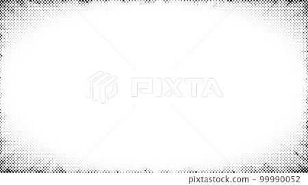 Halftone radial texture. Comic style grain background. Pop art faded textured frame. Grunge sand speckles effect. Dotted particles print wallpaper. Pixelated gradient vector backdrop Halftone radial texture. Comic style grain background. Pop art faded textured frame. Grunge sand speckles effect. Dotted particles print wallpaper. Pixelated gradient vector backdrop 99990052