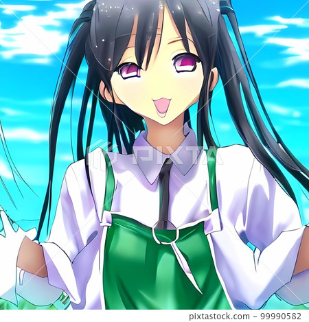 AI創作，可愛，美少女，微笑 99990582