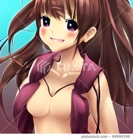 AI創作,可愛,美少女,微笑 AI創作,可愛,美少女,微笑 99990599