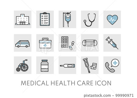 Medical icon illustration set 1 99990971
