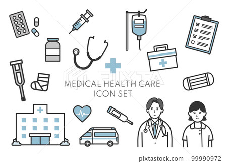 醫療圖標插圖集 2 醫療圖標插圖集 2 99990972