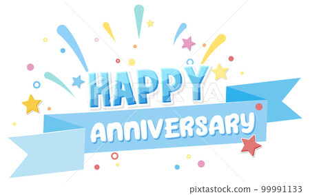 Happy Anniversary message for banner or poster design Happy Anniversary message for banner or poster design 99991133
