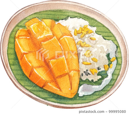 Mango watercolor png element Mango watercolor png element 99995080